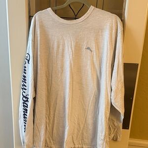 Tommy Bahama Disney Men's White Long Sleeve Tee